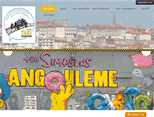 Tablet Screenshot of angouleme-radio-taxis.com